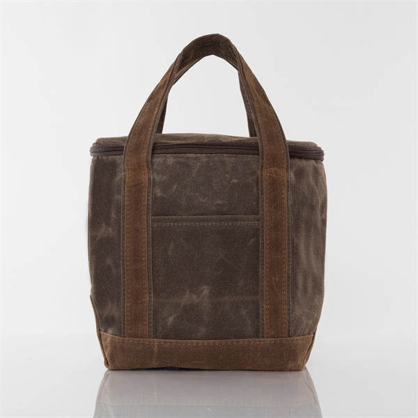 Waxed Canvas Lunch Tote Cooler - Small