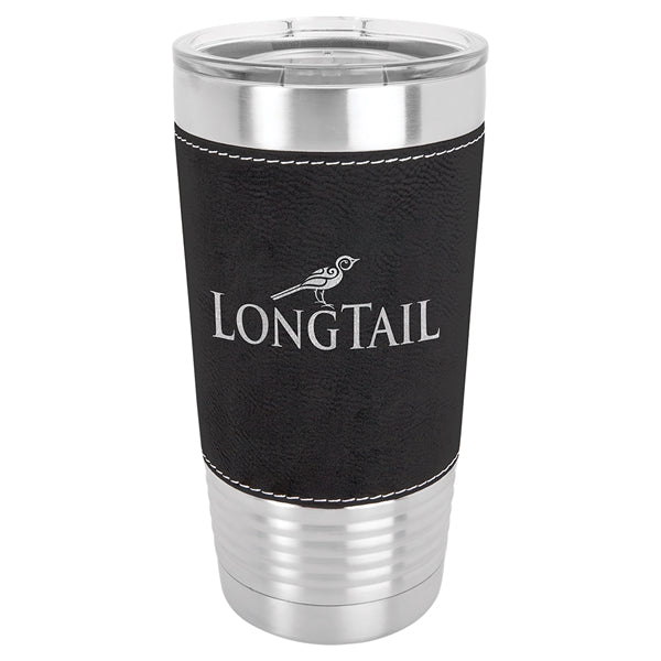 Polar Camel 20 oz Leatherette Vacuum Insulated Tumbler
