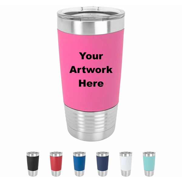 Polar Camel 20 oz Silicone Vacuum Insulated Tumbler