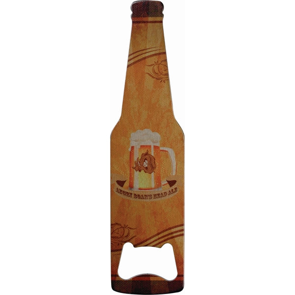1 7/16" x 5 3/4" Stainless Steel Bottle Shaped Bottle Opener