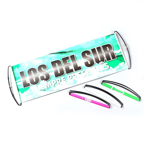 Hand-Held Flag Retractable Banner