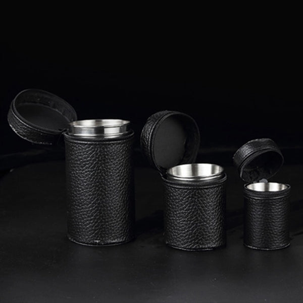 Set of 4 Stainless Steel Shot 6 OZ Cups