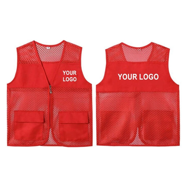2 Pocket Mesh Volumteer Supermarket Vest