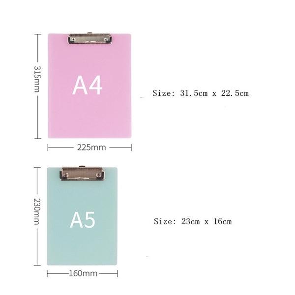 A4 File Folder Board Writing Pad