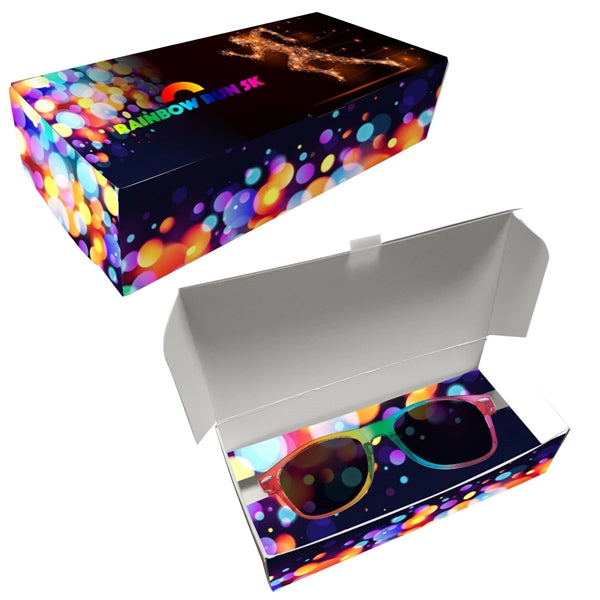 Stylish Sunglasses with Rainbow Frame