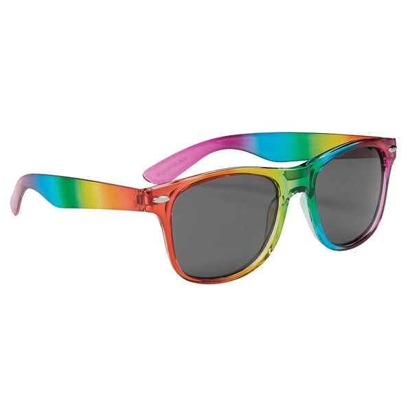 Stylish Sunglasses with Rainbow Frame
