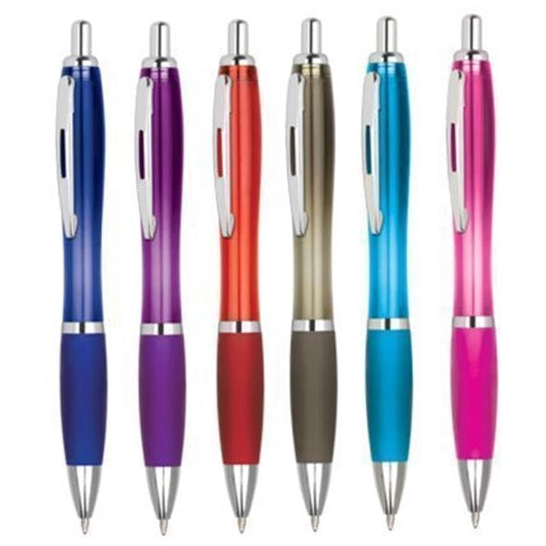 Curvaceous Silhouette Satin Grip Pen