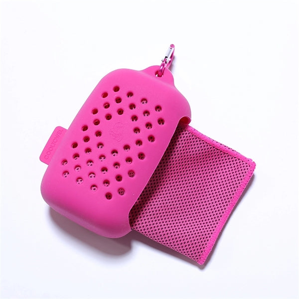 Sports Quick Dry Towel with Silicone Storage Bag