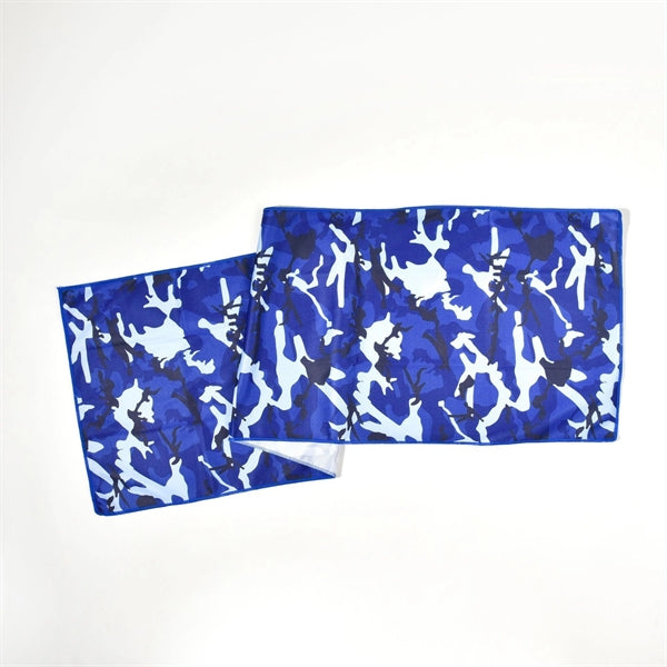 Camouflage Cooling Towel With Zip Pocket