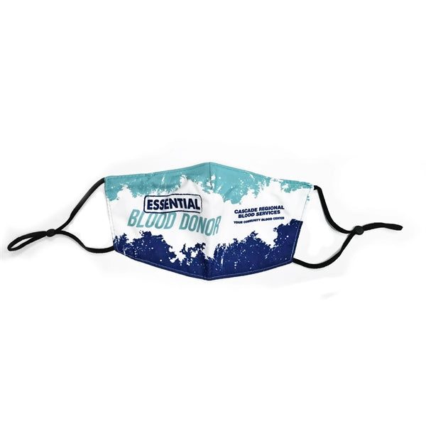 RUSH 3-Layer Face Mask w/Full Color Sublimation
