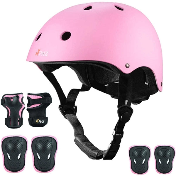 Kids Adjustable Helmet Protective Gear Set