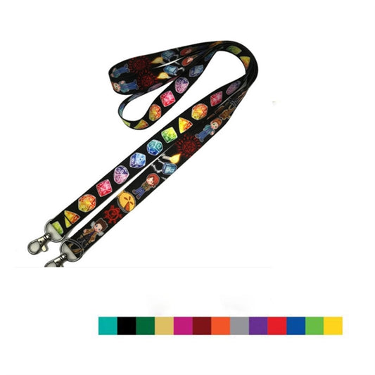 3/4" Polyester Dye Sublimated Lanyard