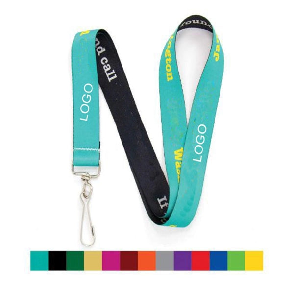 3/4" Polyester Dye Sublimated Lanyard