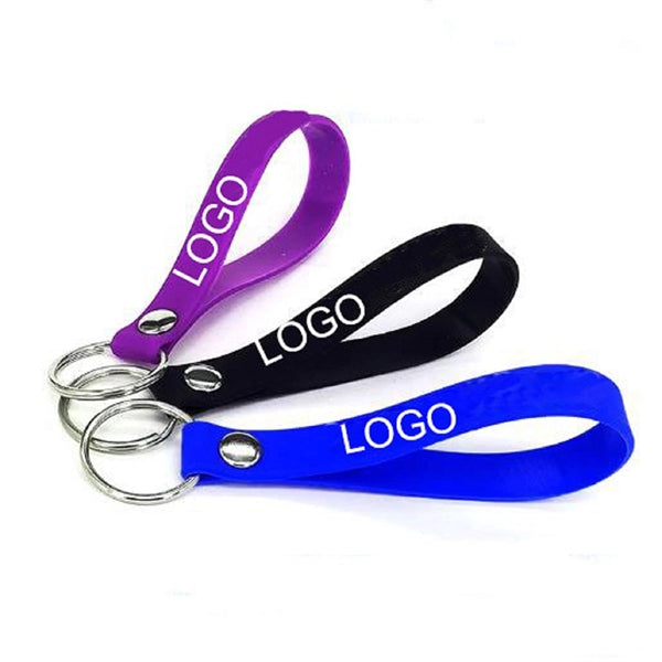 Silicone Strap Keychain