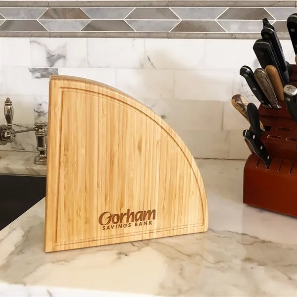 Patented Multi Level Bamboo Charcuterie Board Compact 14 Dia