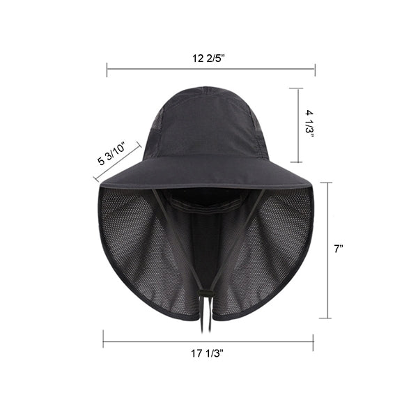 UV Protecting Sun Hats with Neck Flap