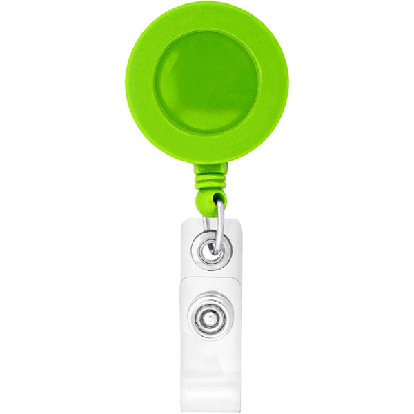 Round-Shaped Retractable Badge Holder