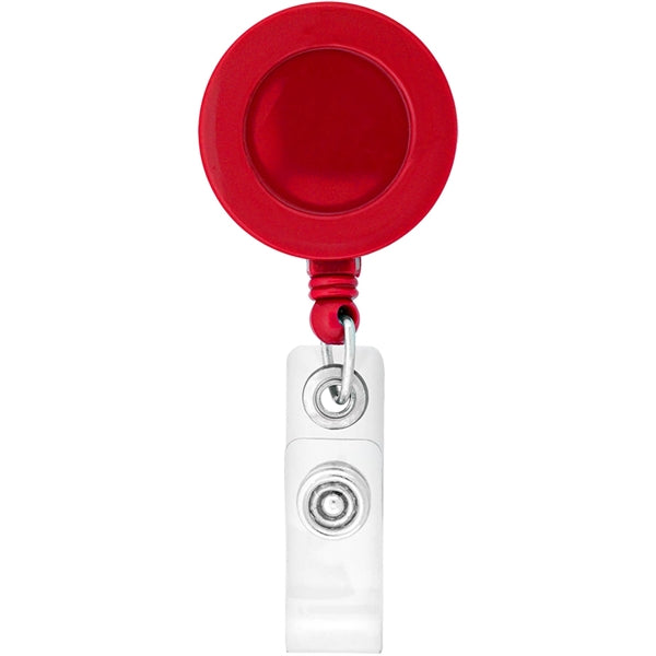 Round-Shaped Retractable Badge Holder