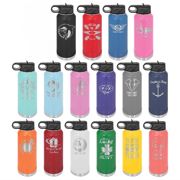 Polar Camel 32oz Stainless Steel Water Bottle with Lid