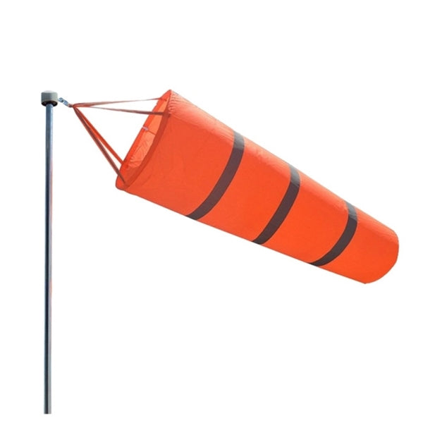 Airport Windsock with Reflective Belts