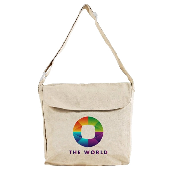 Messenger Natural Cotton Tote