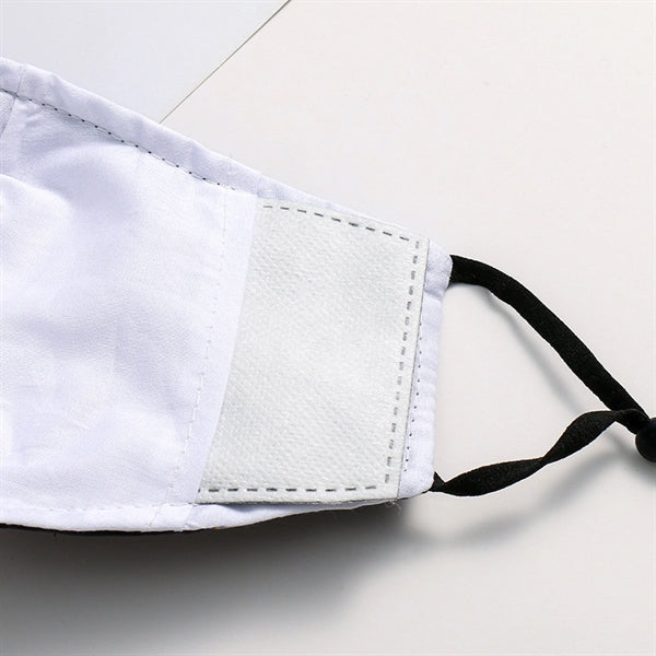 3-Layer Lanyard Face Mask w/ Full Color Imprint