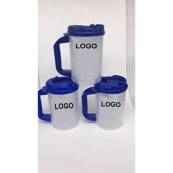 30oz double walled plastic insulated mug