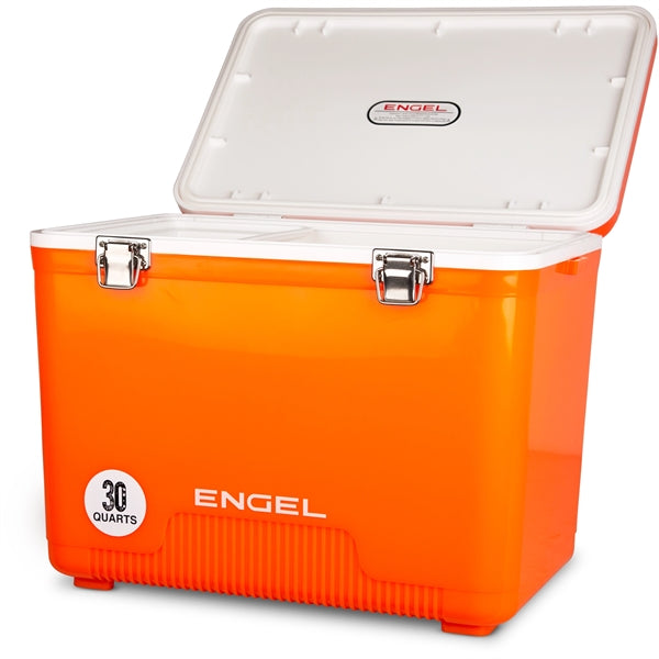 30Qt Cooler Drybox & Blue Collar Construction Lunchbox.