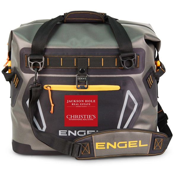 Waterproof Soft-Sided Cooler Bag - Tan/Blue
