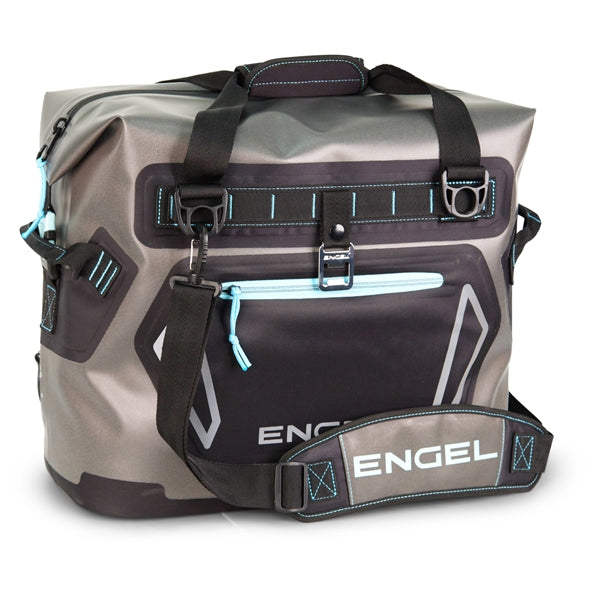 Waterproof Soft-Sided Cooler Bag - Tan/Blue