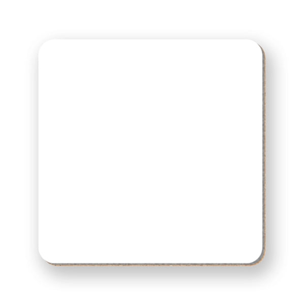 3 1/2" Square Full Color Deluxe Cork Lined Coaster