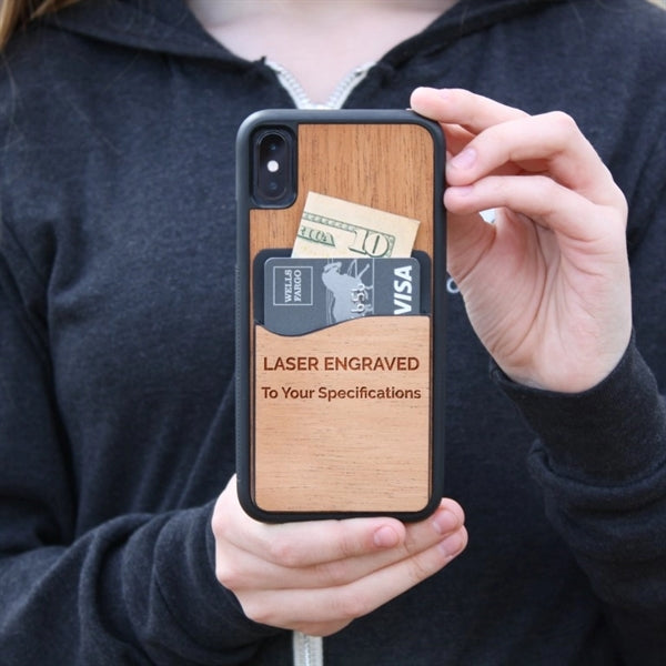 Wooden Phone Wallet
