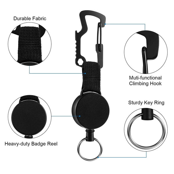Multifunctional Carabiner Reel