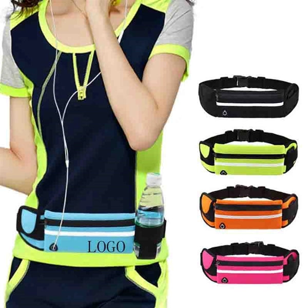Dynamic sports fanny pack with water bottle holder