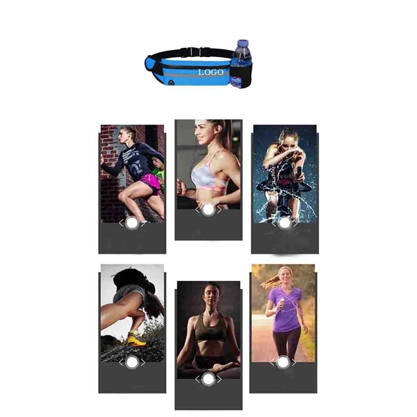 Dynamic sports fanny pack with water bottle holder
