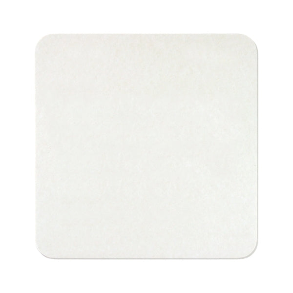 4" Square Full Color Pulp-Board Coaster 80pt