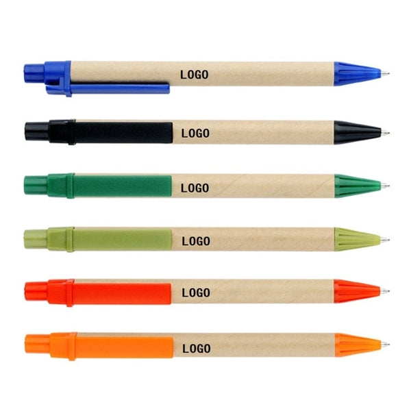 Environmental Recycled Craft Paper Ball Point Pen