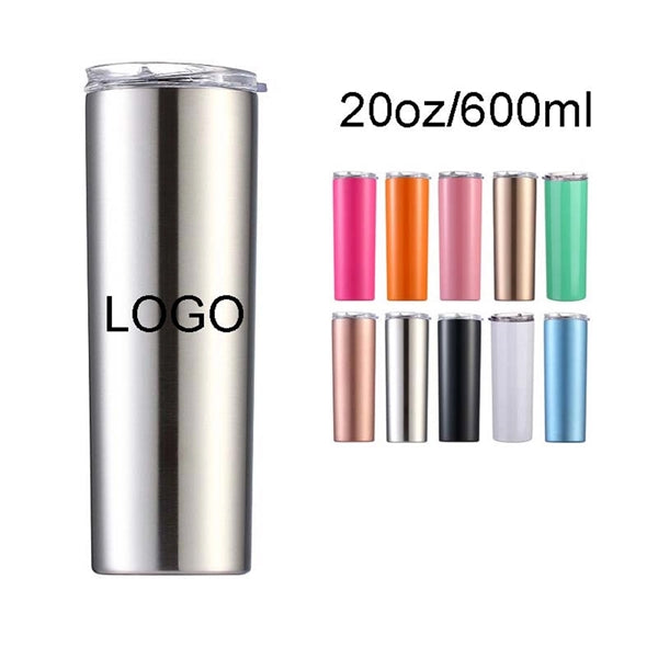 20oz Seamless 304 Stainless Steel Skinny Tumbler