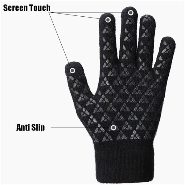 Winter Knit Touch Screen Warm Gloves
