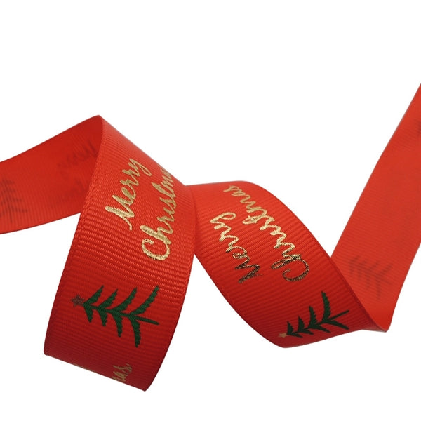 Christmas Gift Satin Grosgrain Ribbon Packing Tape Ribbon