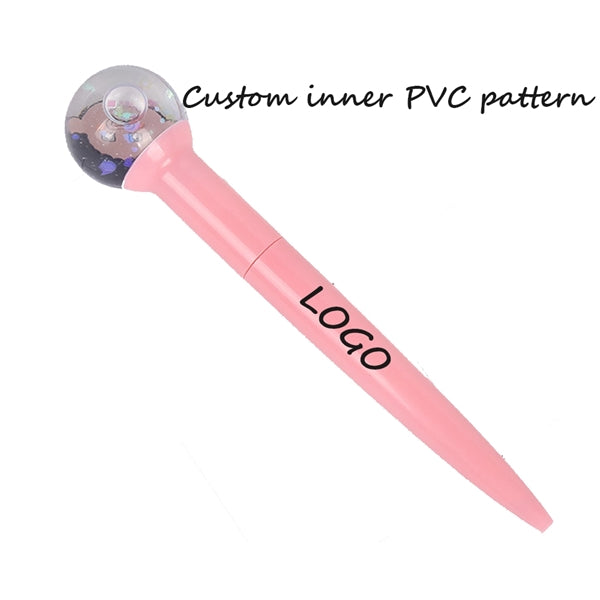 Liquid glitter floating filled Tip Ball Point Pen