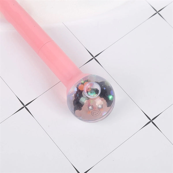Liquid glitter floating filled Tip Ball Point Pen