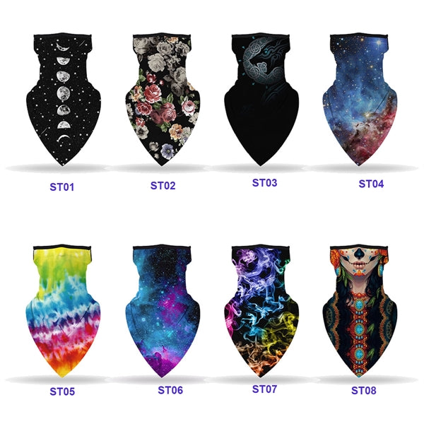 Starry Sky Ear loops Face Bandana Neck Gaiter