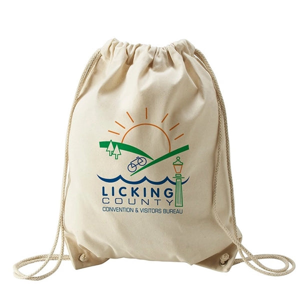 Canvas Drawstring Backpack