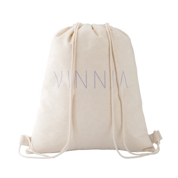 Canvas Drawstring Backpack