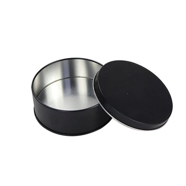 Durable Round Tin Candle Holder Box Containers