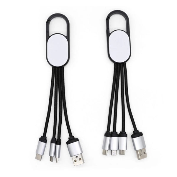 New Three-in-one Illuminated Keychain Charging Cable