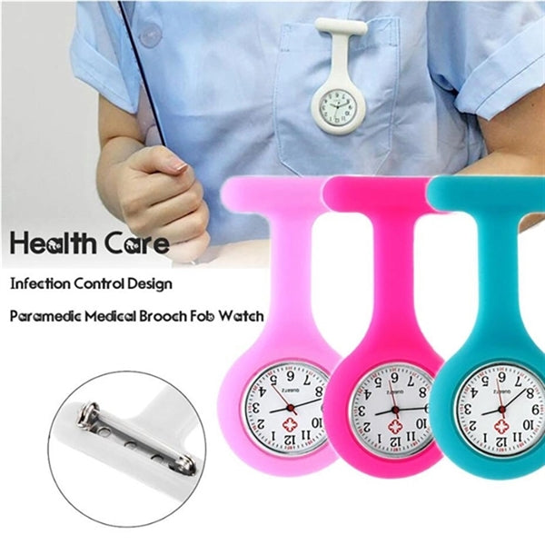 Silicone Nurse Watch Brooch