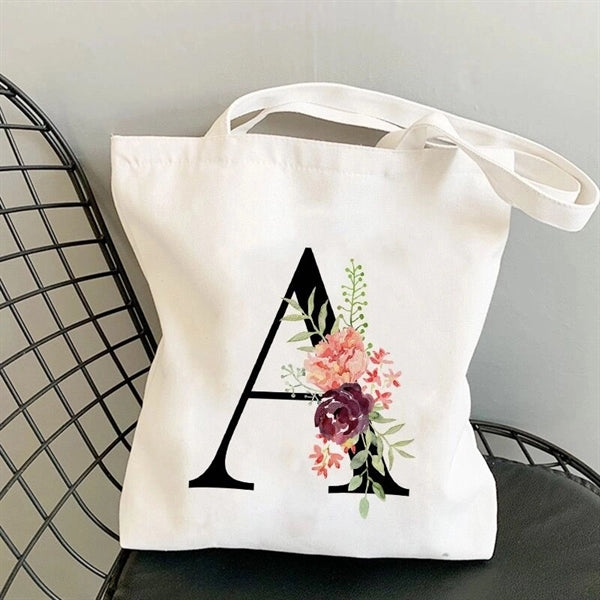 Natural Cotton Canvas Tote Bag (13 3/8" W x 15 3/4" H)