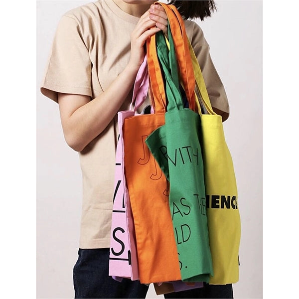 Natural Cotton Canvas Tote Bag (13 3/8" W x 15 3/4" H)